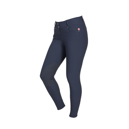 "Julia" Damen-Reithose mit Kniebesatz