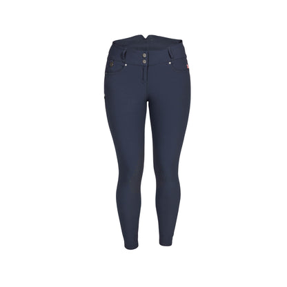 "Julia" Damen-Reithose mit Kniebesatz