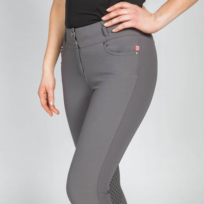 "Julia" Damen-Reithose mit Kniebesatz