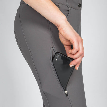 "Julia" Damen-Reithose mit Kniebesatz