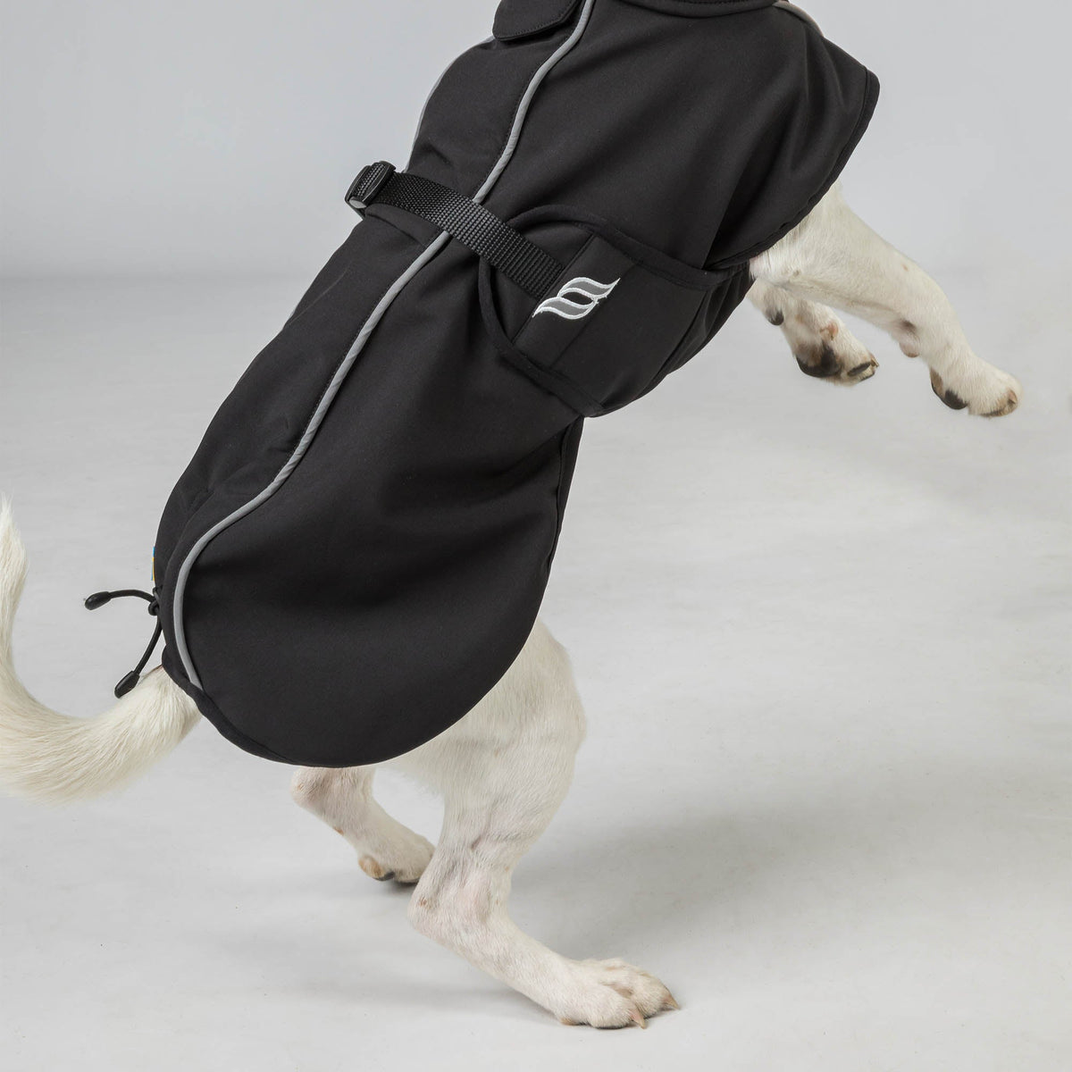 BARK Softshell Dog Coat, High set tail