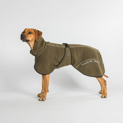 BAY Fleece Hondenjas, Laag aangezette staart
