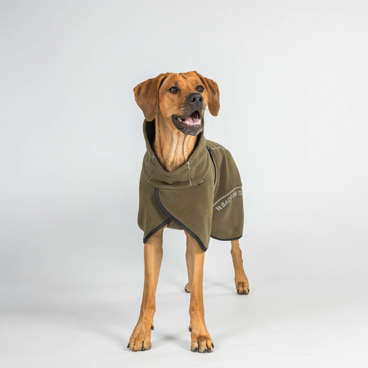 BAY Fleece Hondenjas, Laag aangezette staart