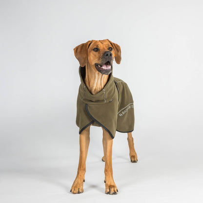 BAY Fleece Hondenjas, Laag aangezette staart
