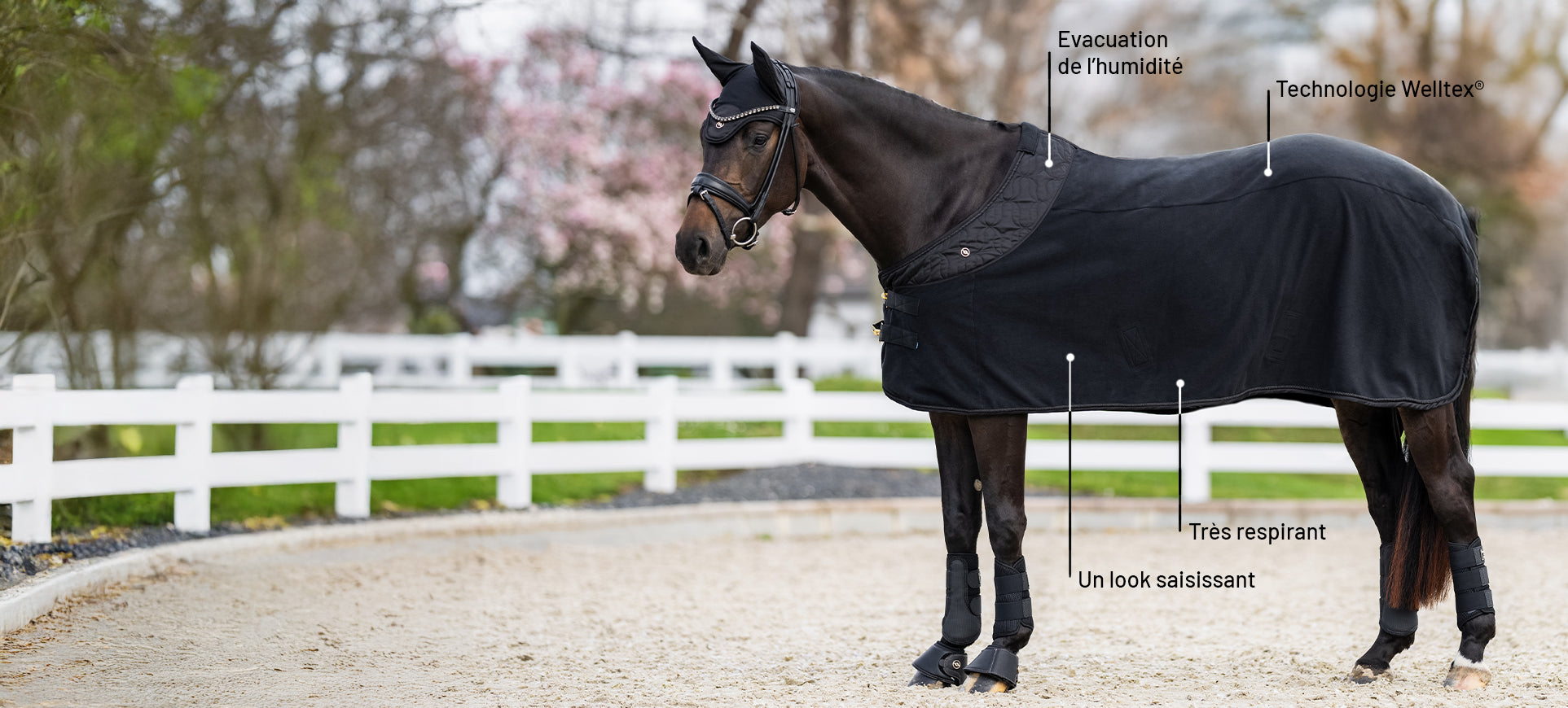 Porte-épaule Rembourré Back On Track 145 Cm - Pour Chevaux, Occasion