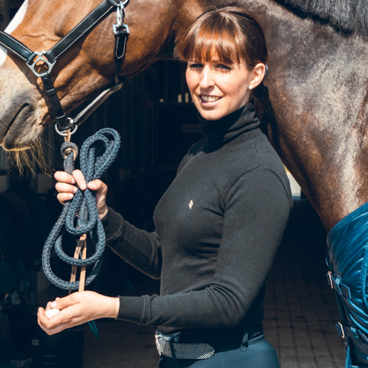 Women's Polo Neck Sweater