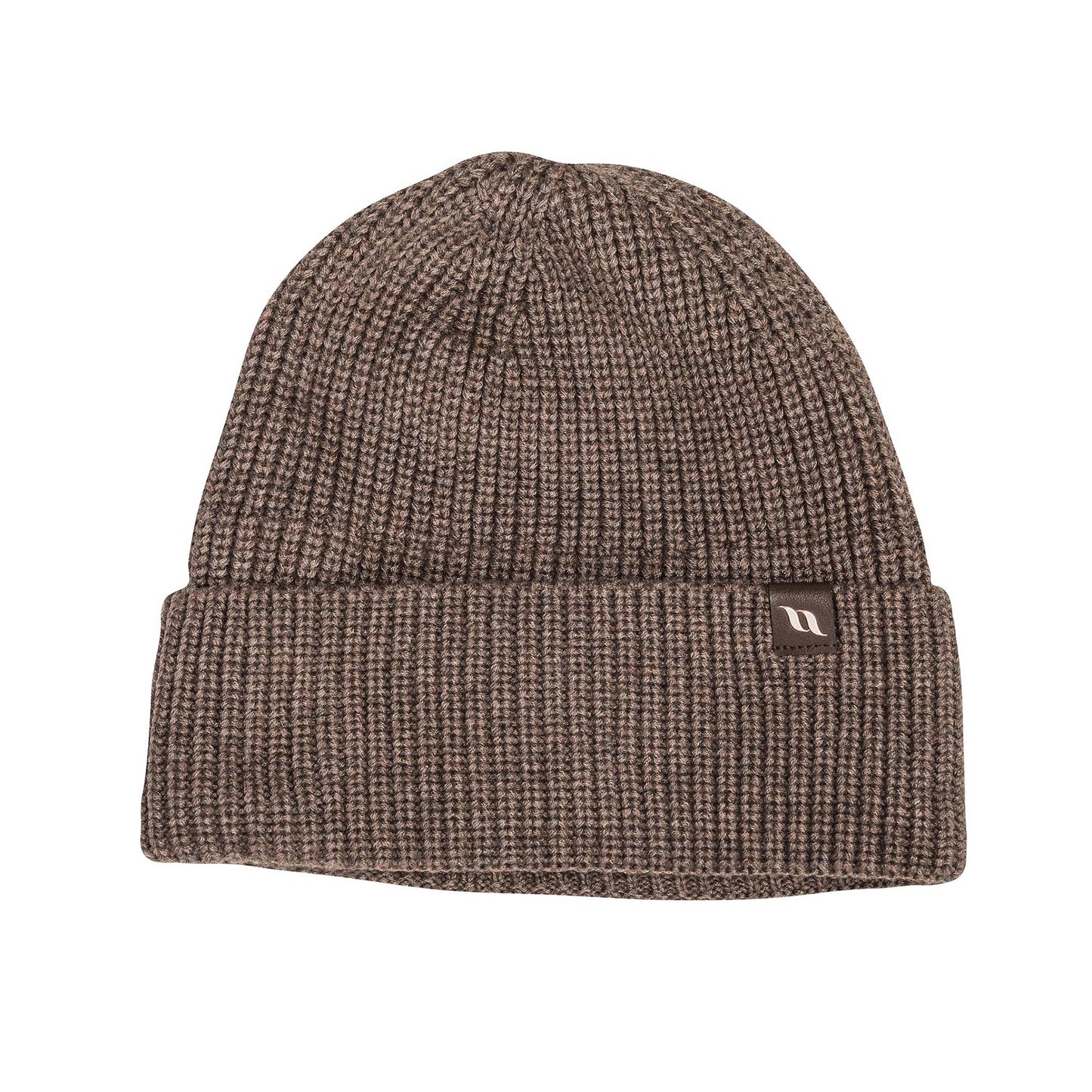 "Ava" Wolmix beanie met omslag
