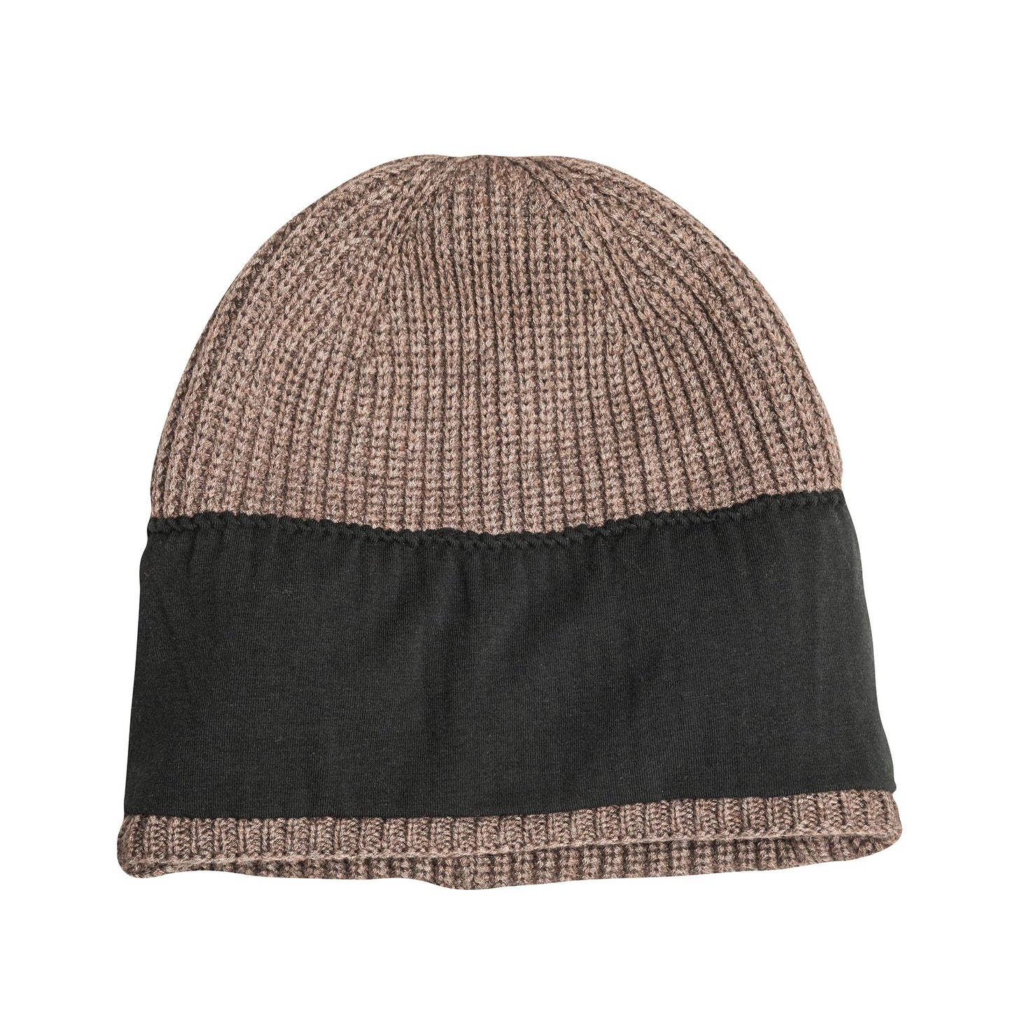 "Ava" Wolmix beanie met omslag