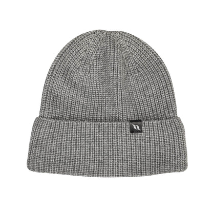 "Ava" Wolmix beanie met omslag