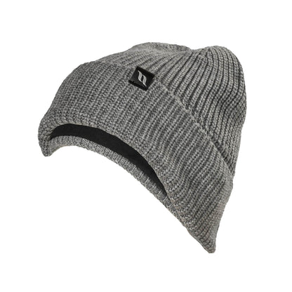 "Ava" Wolmix beanie met omslag