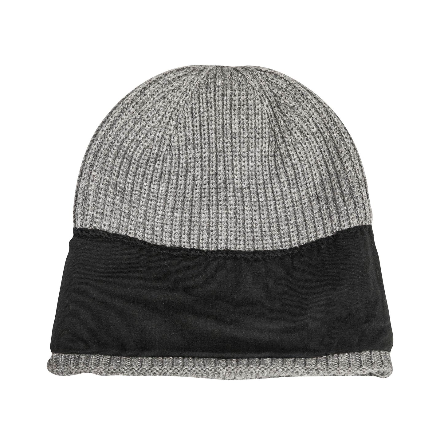 "Ava" Wolmix beanie met omslag