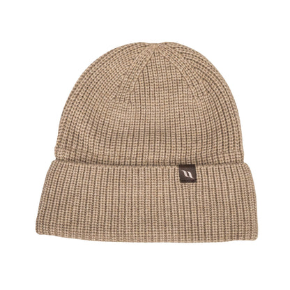 "Ava" Wolmix beanie met omslag