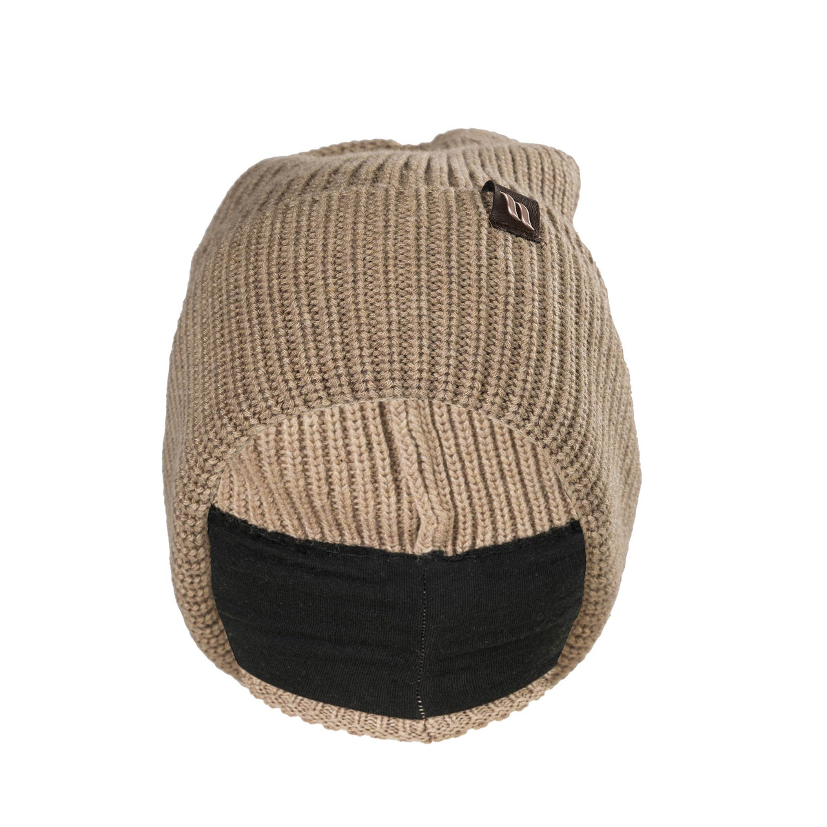 "Ava" Wolmix beanie met omslag