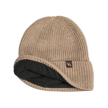 "Ava" Wolmix beanie met omslag