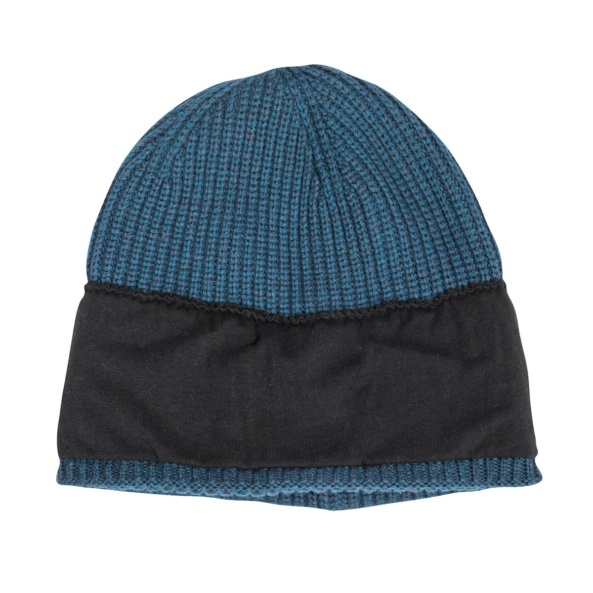 "Ava" Wolmix beanie met omslag