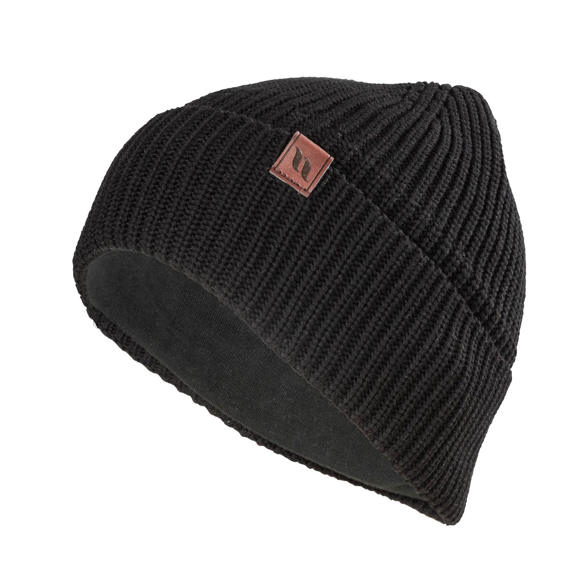 Berretto in cotone "Mason" con risvolto