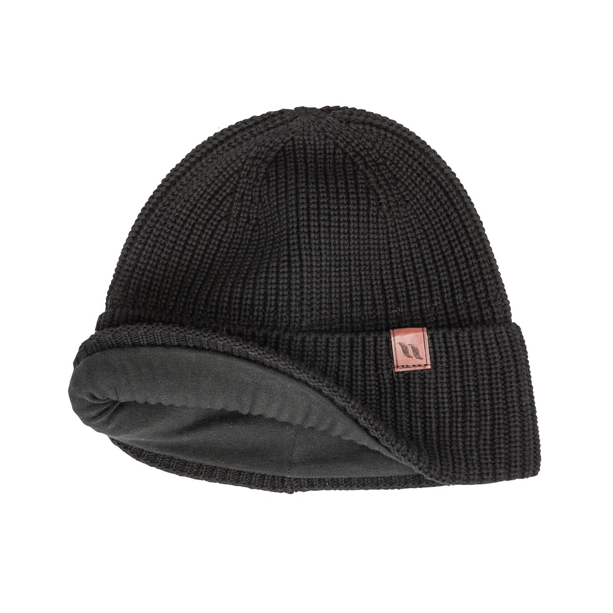 Berretto in cotone "Mason" con risvolto