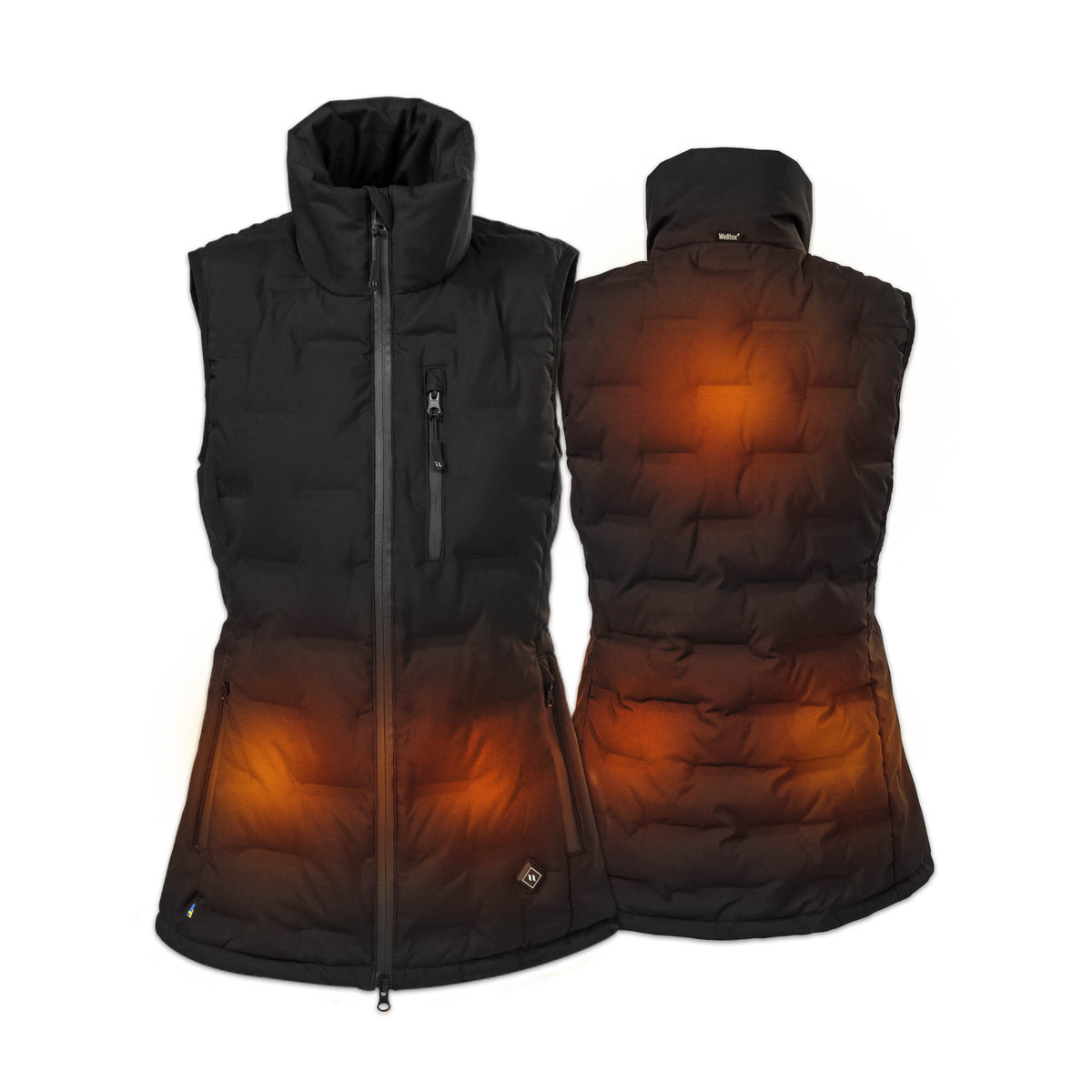 Gilet imbottito riscaldato da donna, modello "Katla"