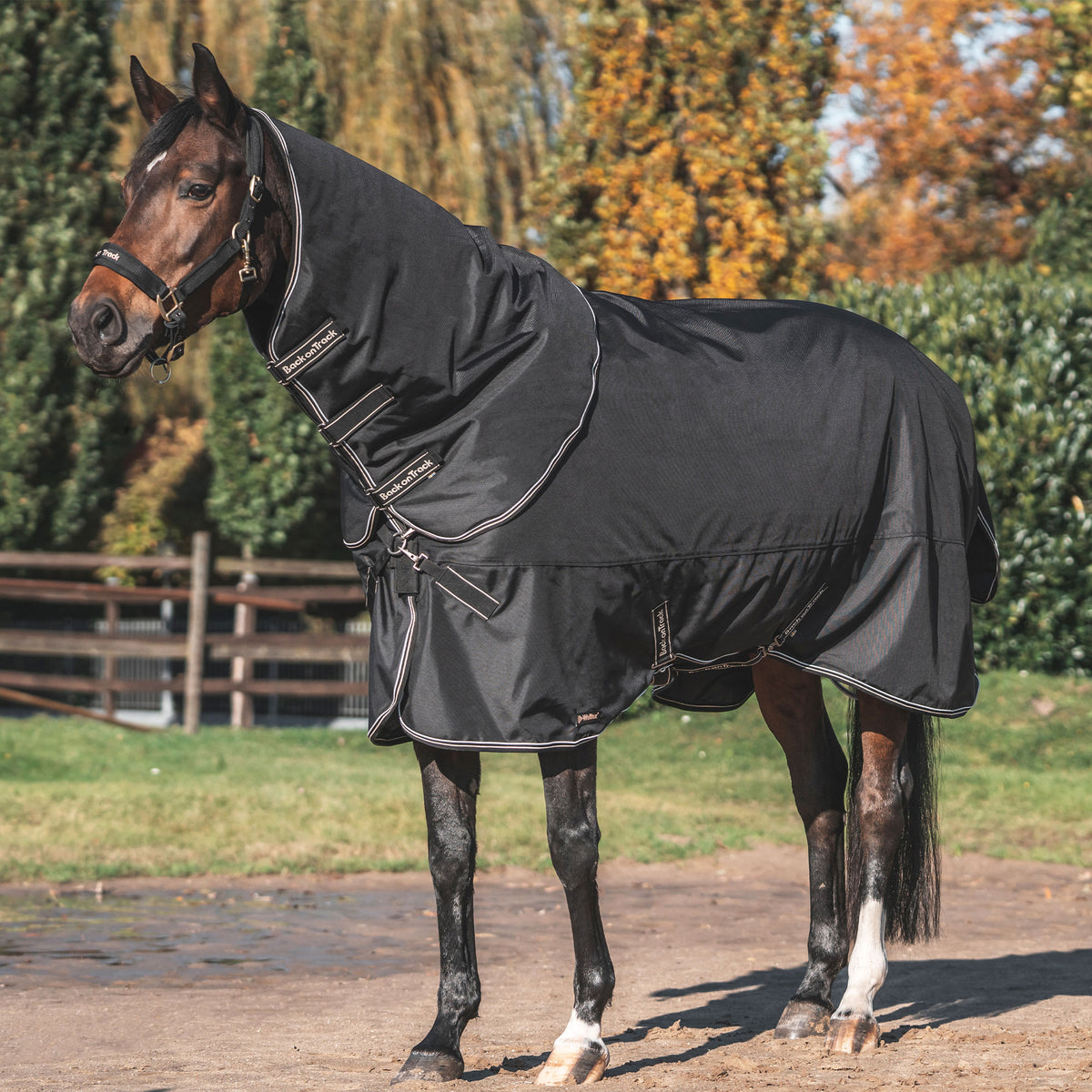 "Obsidian" outdoor deken met Afneembare Hals
