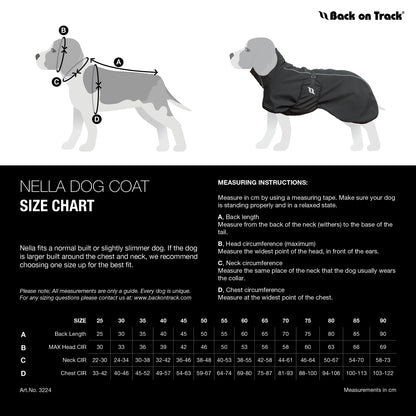 "Nella" All Weather Dog Coat