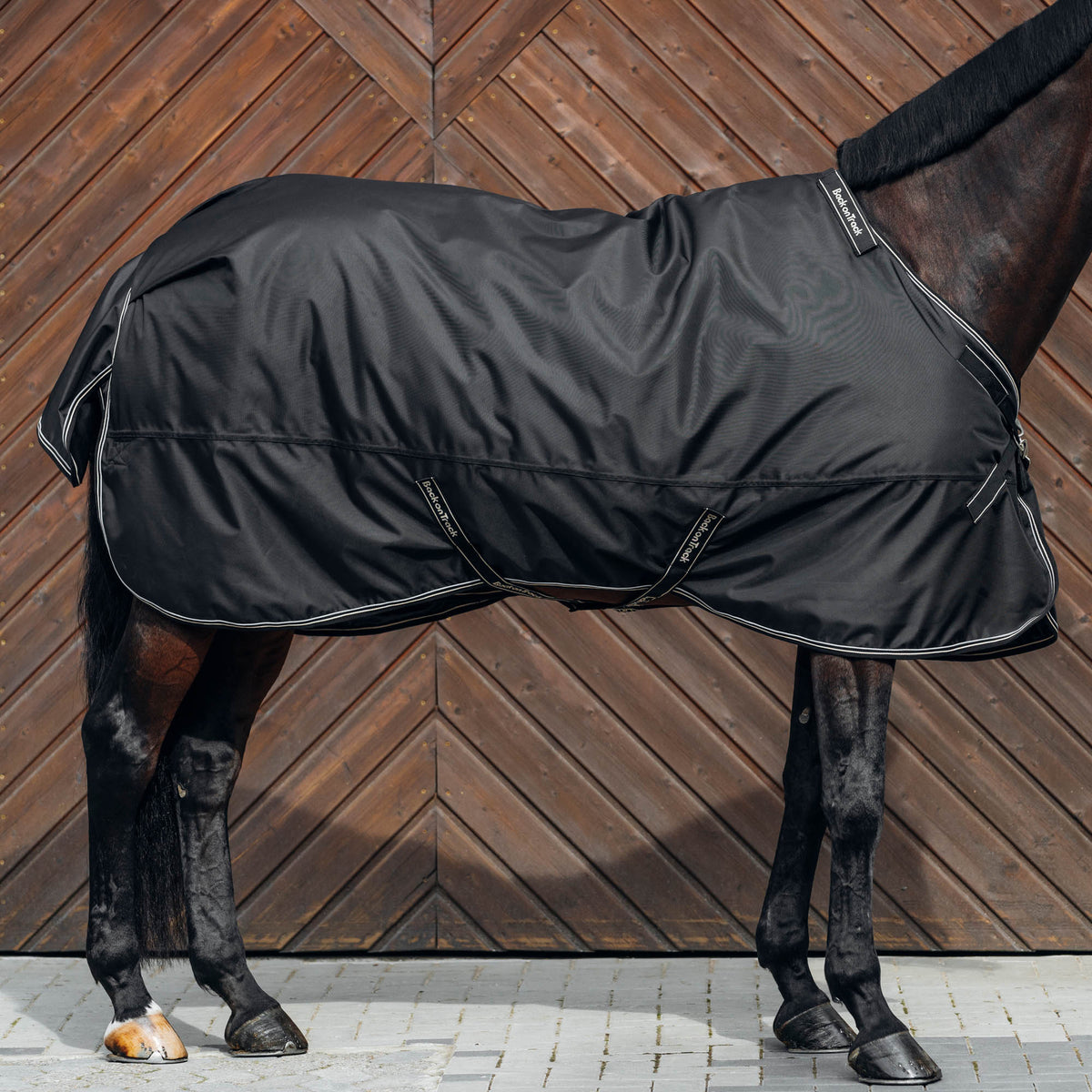 "Obsidian" outdoor deken met Afneembare Hals